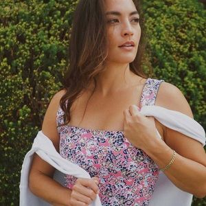 Smith and Quinn Green Maxine Reversible Sleeveless Crop Top Size XL